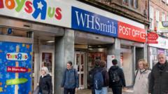 Union fears over future of post offices in WH Smith