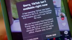 TikTok stops working as US ban comes into force