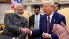 Trump announces India energy deal after Modi talks