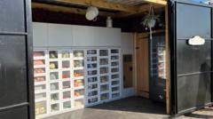 Vending machines sell farm shop goods out of hours