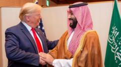 Trump heads to Saudi Arabia eyeing more investment in US