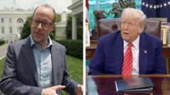 BBC correspondent questions Trump over US beef exports