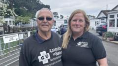 Charity couple move apart to care for animals
