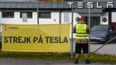 The striking Swedish workers taking on carmaker Tesla