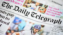 Daily Mail publisher agrees to buy Daily Telegraph for £500m