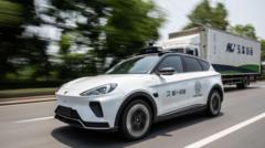 Uber and Lyft announce plans to trial Chinese robotaxis in UK in 2026