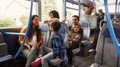 Bus ticket discount for city travel over Christmas