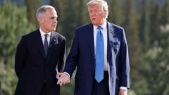 Trump threatens Canada with 100% tariffs if it ‘makes a deal with China’