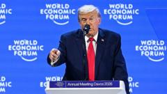 Faisal Islam: What it was like inside the room with Donald Trump at Davos