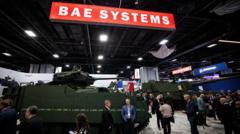 Defence giant BAE hails record sales as workers remain on strike