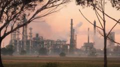 Major fire at Australian oil refinery to impact nation’s petrol supplies