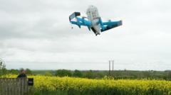 ‘We had people come just to see it’: Amazon delivers its first UK parcels by drone