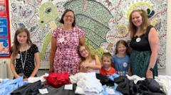 Mums hope school uniform swap will help families