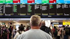 How a 90-second power outage sparked  chaos for rail commuters