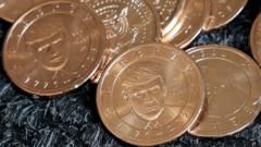 Trump $1 coin makes him first president on US currency in a century